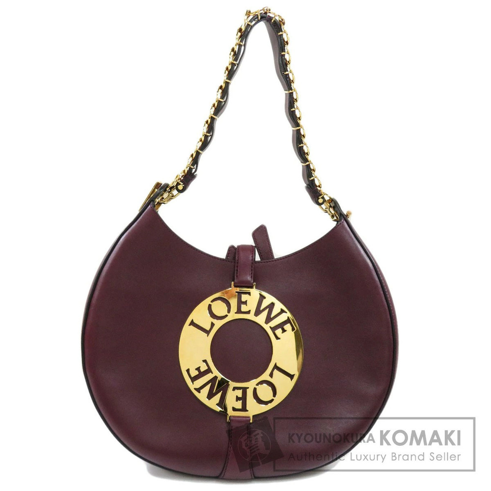 Loewe One Shoulder Hobo Leather Shoulder Bag